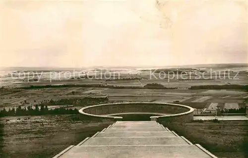 AK / Ansichtskarte Buchenwald Weimar Mahn und Gedenkstaette Blick vom Turm Strasse der Freiheit Ringgrab Kat. Weimar