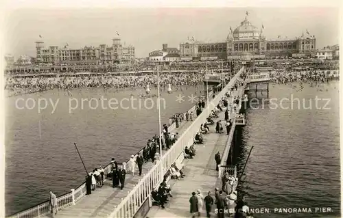 AK / Ansichtskarte Scheveningen Pier Strand Hotels Kat. Scheveningen