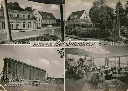 AK / Ansichtskarte Bad Westernkotten Kurhaus Erholungsheim Wintergarten Saline Kat. Erwitte
