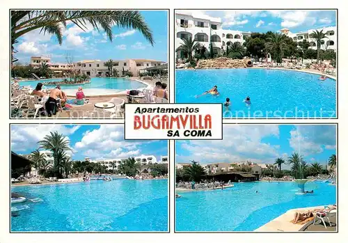 AK / Ansichtskarte Sa Coma Apartamentos Bugamvilla Swimming Pool