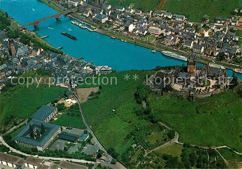 AK / Ansichtskarte Cochem Mosel Fliegeraufnahme Cond Burg Kat. Cochem