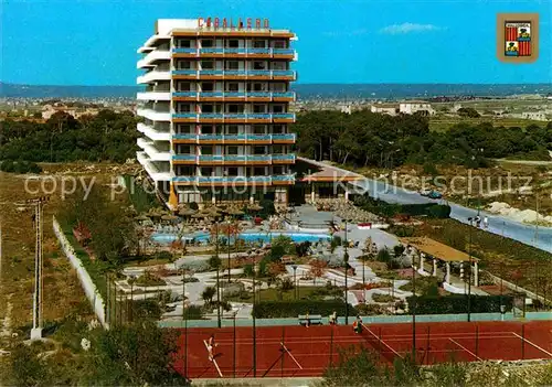 AK / Ansichtskarte Playa de Palma Mallorca Hotel Caballero Tennisplatz  Kat. Spanien