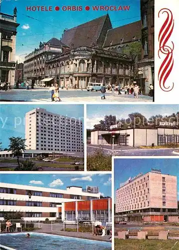 AK / Ansichtskarte Wroclaw Hotel Orbis Monopol Stadtansichten  Kat. Wroclaw Breslau