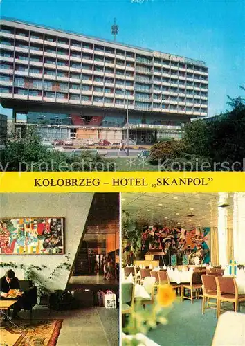 AK / Ansichtskarte Kolobrzeg Polen Hotel Skanpol Kat. Kolberg Pommern