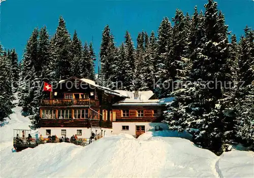 AK / Ansichtskarte Davos GR Ski  und Ferienhaus Clavadeleralp Kat. Davos