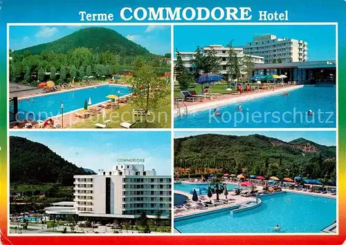 AK / Ansichtskarte Montegrotto Terme Hotel Commodore Schwimmbad Aussenansicht  Kat. 
