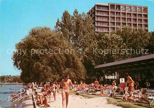 AK / Ansichtskarte Siofok Strand und Hotel Europa Kat. Siofok