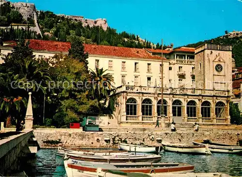 AK / Ansichtskarte Hvar Hotel Hafen Kat. Kroatien