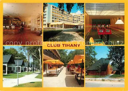 AK / Ansichtskarte Tihany Clubhotel Kegelbahn Terrasse Bar Teilansicht  Kat. Ungarn