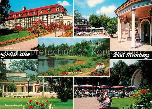 AK / Ansichtskarte Meinberg Bad Kurhaus Stern Kurpark Brunnentempel Kat. Horn Bad Meinberg