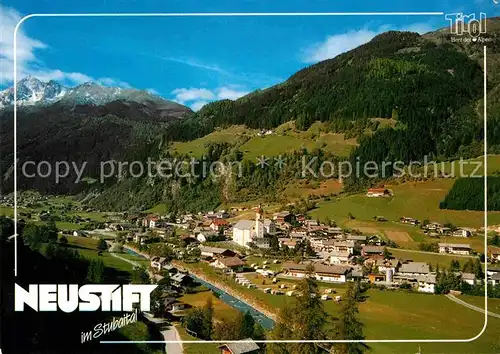 AK / Ansichtskarte Neustift Stubaital Tirol Panorama Kat. Neustift im Stubaital