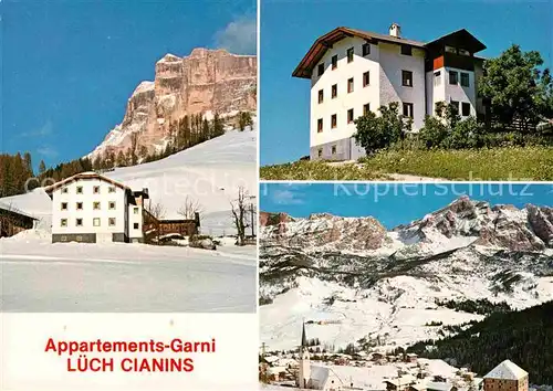 AK / Ansichtskarte Alta Badia Hotel Luech Cianins Winter Kat. Dolomiten Italien