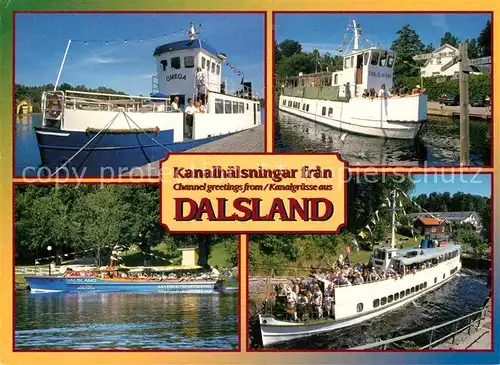 AK / Ansichtskarte Dalsland Kanalfahrt
