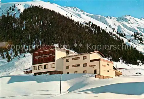 AK / Ansichtskarte Galtuer Tirol Pension Hochgaltuer Winter Kat. Galtuer