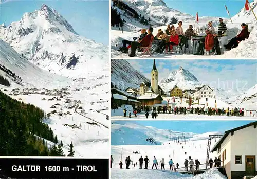 AK / Ansichtskarte Galtuer Tirol Winter Panorama Skilift Kat. Galtuer