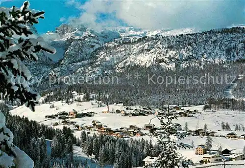 AK / Ansichtskarte Alta Badia Panorama Winter Kat. Dolomiten Italien