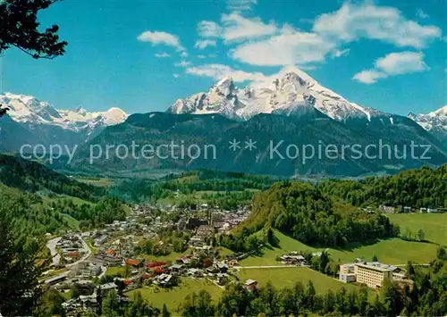 AK / Ansichtskarte Berchtesgaden Steinernem Meer Watzmann Kat. Berchtesgaden