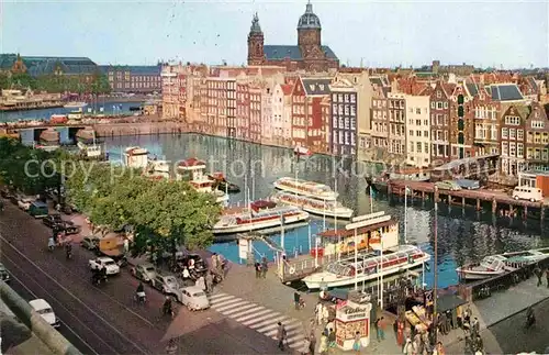 AK / Ansichtskarte Amsterdam Niederlande Reederij Plas Hafen Kat. Amsterdam