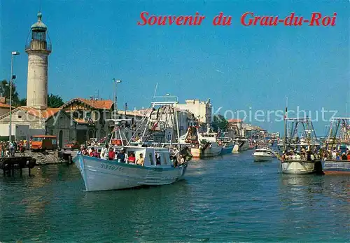 AK / Ansichtskarte Grau du Roi Gard Le Hafen Leuchtturm Kat. Le Grau du Roi