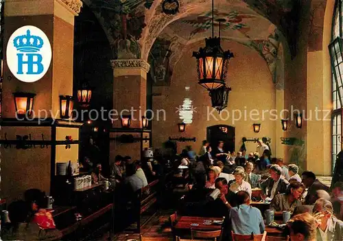 AK / Ansichtskarte Muenchen Hofbraeuhaus beruehmtester Bierausschank der Welt Kat. Muenchen