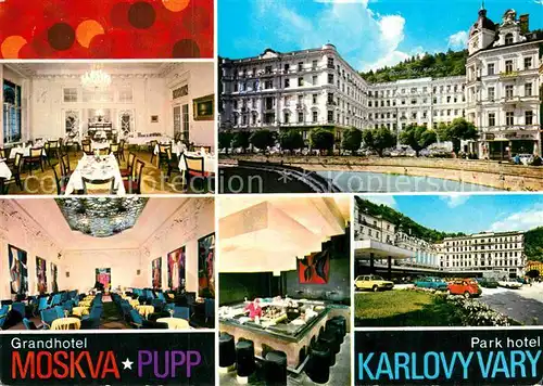 AK / Ansichtskarte Karlovy Vary Grandhotel Moskva Pupp Parkhotel Karlovy Vary Kat. Karlovy Vary Karlsbad