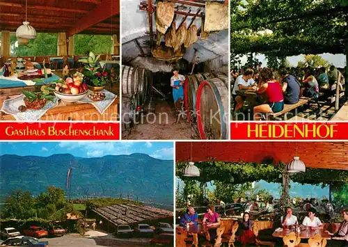 AK / Ansichtskarte Tscherms Gasthaus Buschenschank Heidenhof Kat. Meran Suedtirol