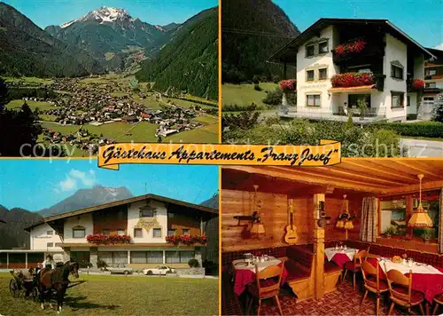 AK / Ansichtskarte Mayrhofen Zillertal Gaestehaus Franz Josef Kat. Mayrhofen