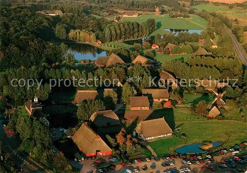 AK / Ansichtskarte Molfsee Fliegeraufnahme Freilichtmuseum Kat. Molfsee