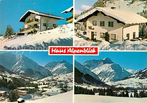 AK / Ansichtskarte Hirschegg Kleinwalsertal Vorarlberg Haus Alpenblick Kat. Mittelberg