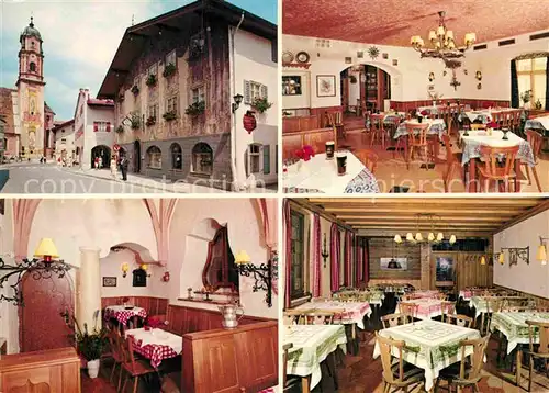 AK / Ansichtskarte Mittenwald Karwendel Tirol Hotel Gasthof Alpenrose Kat. Schwaz