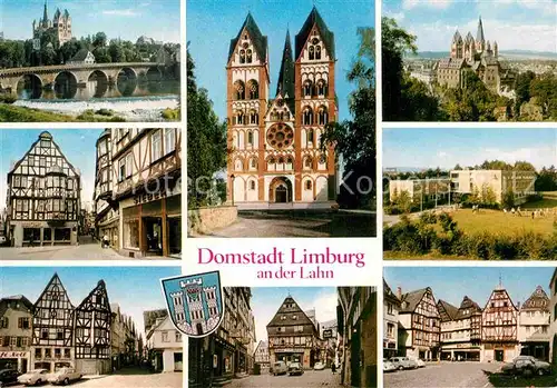 AK / Ansichtskarte Limburg Lahn Dom Fachwerkhaeuser Rathaus Kat. Limburg a.d. Lahn