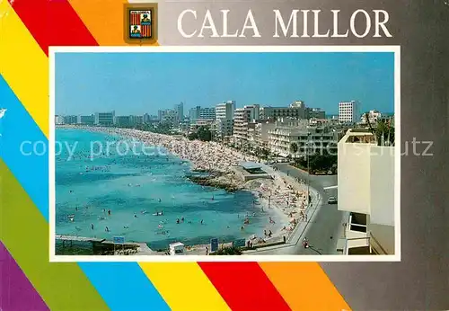 AK / Ansichtskarte Cala Millor Mallorca Strand Hotelanlagen Kat. Islas Baleares Spanien