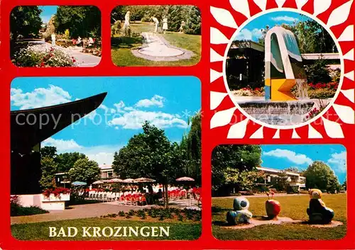 AK / Ansichtskarte Bad Krozingen Kurpark Konzerthalle Schwimmbad Minigolfanlage Kat. Bad Krozingen