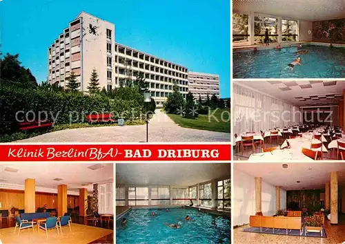 AK / Ansichtskarte Bad Driburg Klinik Berlin Kat. Bad Driburg