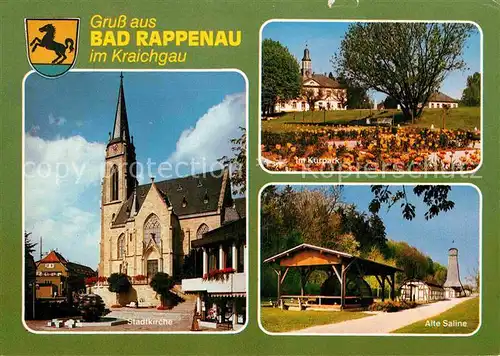 AK / Ansichtskarte Bad Rappenau Stadtkirche Alte Saline Kurpark Kat. Bad Rappenau