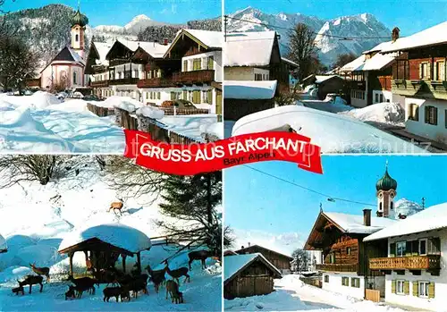 AK / Ansichtskarte Farchant Winterlandschaften Zugspitzgruppe Kat. Farchant