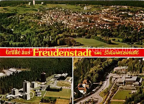 AK / Ansichtskarte Freudenstadt Fliegeraufnahme Panoramen Kat. Freudenstadt