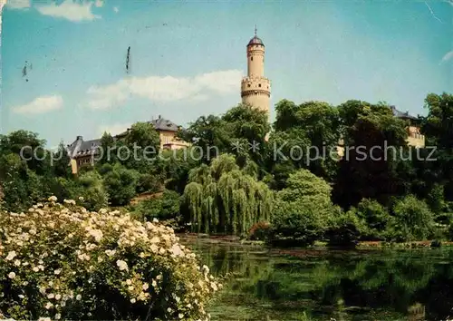 AK / Ansichtskarte Bad Homburg Schloss Schlossweiher Kat. Bad Homburg v.d. Hoehe