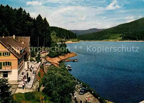 AK / Ansichtskarte Forbach Baden Gasthaus zur Schwarzenbachtalsperre Kat. Forbach
