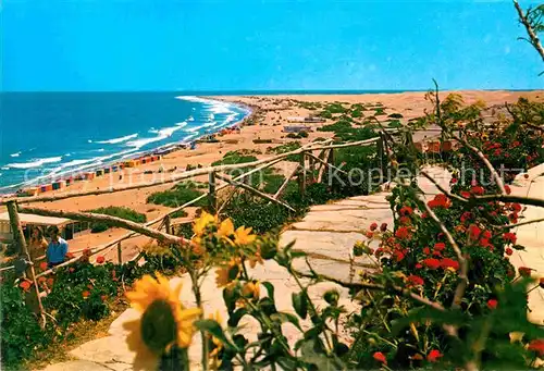 AK / Ansichtskarte Playa del Ingles Gran Canaria Panorama Kat. San Bartolome de Tirajana