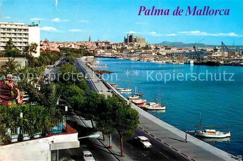 AK / Ansichtskarte Palma de Mallorca Paseo Maritimo Kat. Palma de Mallorca