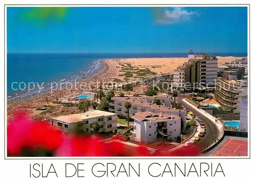 AK / Ansichtskarte Playa del Ingles Gran Canaria Panorama Kat. San Bartolome de Tirajana