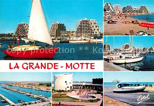 AK / Ansichtskarte La Grande Motte Hotels Strand Yachthafen  Kat. La Grande Motte