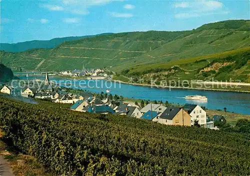 AK / Ansichtskarte St Aldegund und Neef an der Mosel Kat. Sankt Aldegund