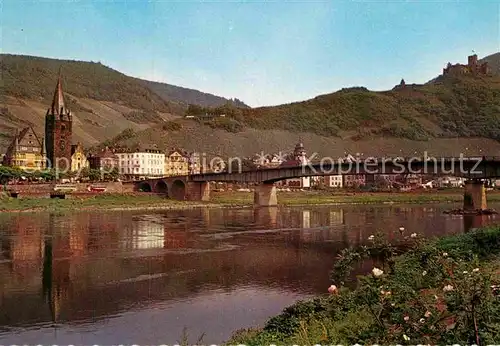 AK / Ansichtskarte Bernkastel Kues Moselpartie mit Burg Landshut Kat. Bernkastel Kues