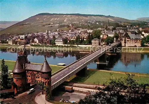 AK / Ansichtskarte Traben Trarbach Moselpartie Bruecke Kat. Traben Trarbach