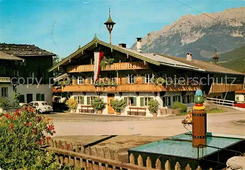AK / Ansichtskarte Ellmau Tirol Bauernhaus am Wilden Kaiser Kat. Ellmau