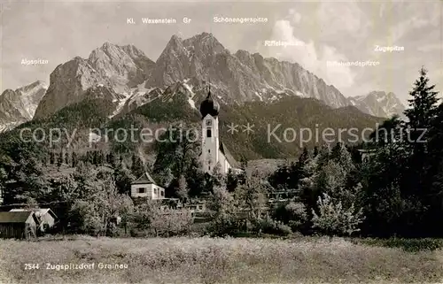 AK / Ansichtskarte Grainau Kirche  Kat. Grainau