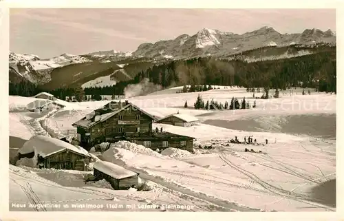 AK / Ansichtskarte Winklmoos Winkelmoos Haus Augustiner Loferer Steinberge  Kat. Reit im Winkl