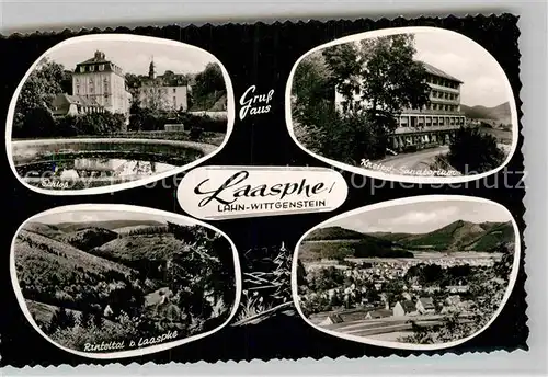 AK / Ansichtskarte Laasphe Schloss Kneipp Sanatorium Rinteltal Kat. Bad Laasphe